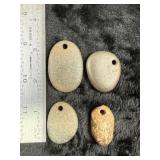 Group of Pendants Indian Artifact Arrowhead