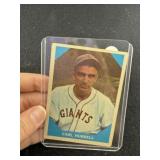 Carl Hubbell Baseball Card