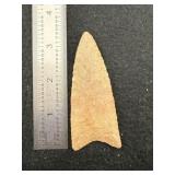 Dalton Indian Artifact Arrowhead