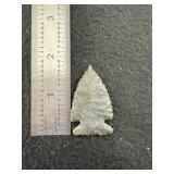 Side Notch Indian Artifact Arrowhead