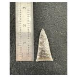 Triangle Indian Artifact Arrowhead