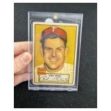 1952 Topps Robin Roberts Baseball Card