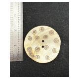 Shell Pendant Indian Artifact Arrowhead
