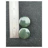 Jade Ear Spools Indian Artifact Arrowhead
