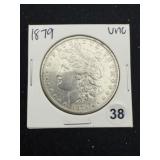 1879 UNC Morgan Silver Dollar Coin