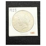 1923 Peace Silver Dollar Coin
