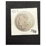 1921 S Morgan Silver Dollar Coin