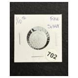 1/10th Fine Silver Coin