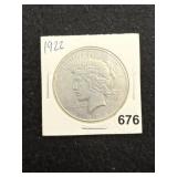 1922 Peace Silver Dollar Coin