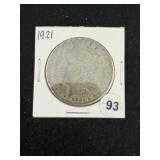 1921 Morgan Silver Dollar Coin