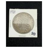 1921 Morgan Silver Dollar Coin