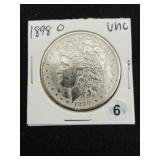 1898 O UNC Morgan Silver Dollar Coin