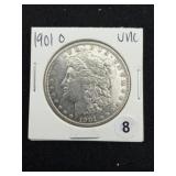 1901 O UNC Morgan Silver Dollar Coin