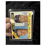 1966 Topps Fritz Fisher & John Hiller Baseball Car