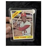 1966 Topps Curt Flood Baseball Card