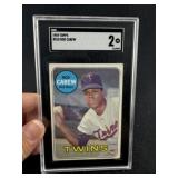 1969 Topps Rod Carew Baseball Card