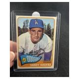 1965 Topps Sandy Koufax Baseball Card