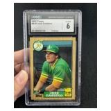1987 Topps Jose Canseco Baseball Card