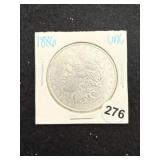 1886 UNC Morgan Silver Dollar Coin
