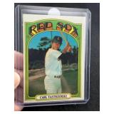 1972 Topps Carl Yastrzemski Baseball Card