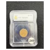 1915 ICG - Genuine $2&1/2 Dollar Gold Coin