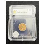 1913 ICG - Genuine $2&1/2 Dollar Gold Coin