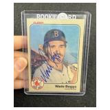 Wade Boggs Hand Signed Authentic Autograph