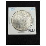 1900 UNC Morgan Silver Dollar Coin