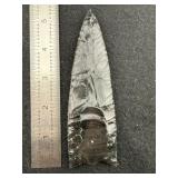Obsidian Clovis Indian Artifact Arrowhead