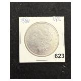 1886 UNC Morgan Silver Dollar Coin