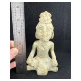 Pre-Columbian Stone Figurine Broken & Glued Indian