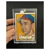 1952 Topps Tommy Glaviano Baseball Card