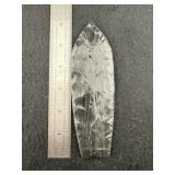 Obsidian Blade Indian Artifact Arrowhead