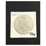 1922 S Peace Silver Dollar Coin