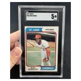 1974 Topps Bob Gibson Baseball Card