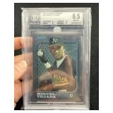 1997 Bowman Chrome Miguel Tejada Baseball Card