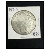 1921 S Morgan Silver Dollar Coin