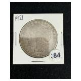 1921 Morgan Silver Dollar Coin