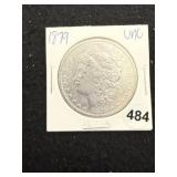 1879 UNC Morgan Silver Dollar Coin