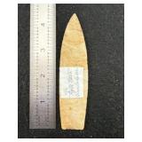 Agate Basin Indian Artifact Arrowhead