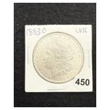 1883 O UNC Morgan Silver Dollar Coin