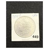 1899 O UNC Morgan Silver Dollar Coin