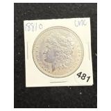 1881 O UNC Morgan Silver Dollar Coin