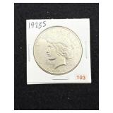 1923 S Peace Silver Dollar Coin
