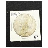 1923 S Peace Silver Dollar Coin
