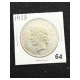 1923 Peace Silver Dollar Coin