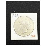 1923 Peace Silver Dollar Coin