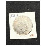 1923 D Peace Silver Dollar Coin