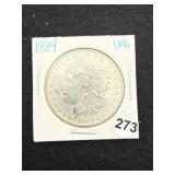 1884 UNC Morgan Silver Dollar Coin