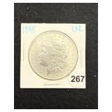 1888 UNC Morgan Silver Dollar Coin